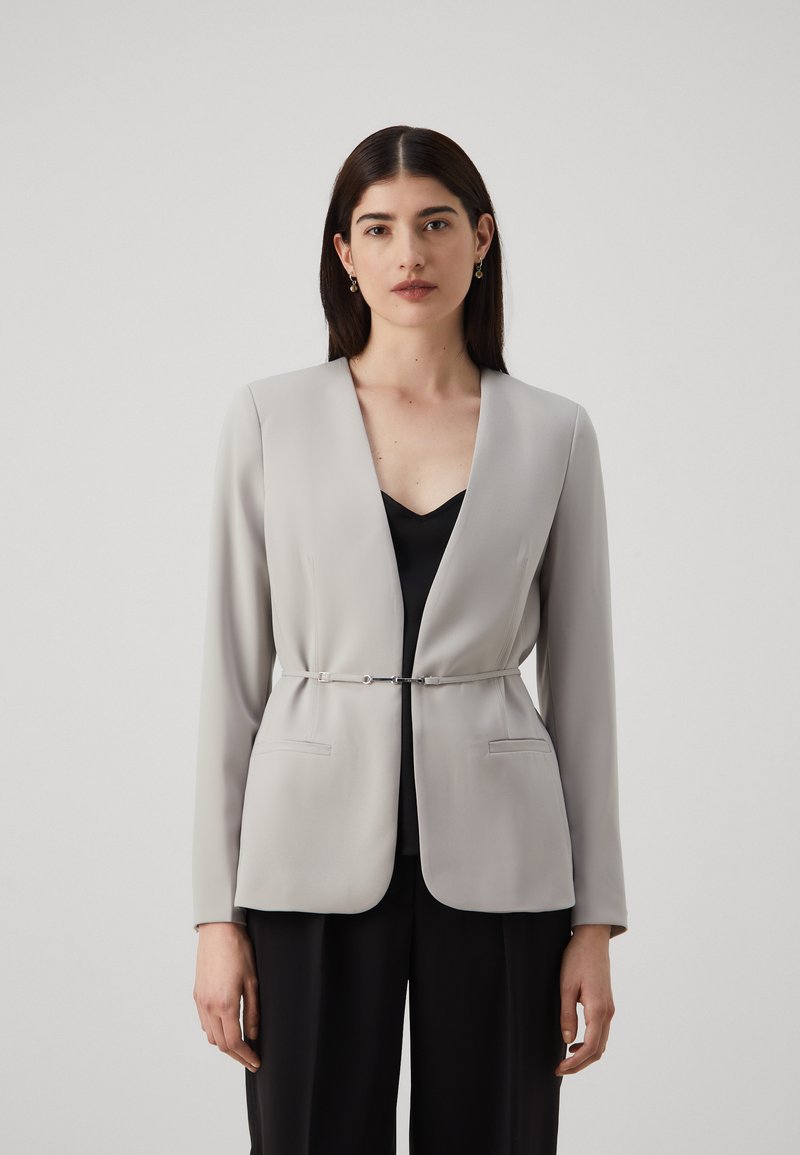 Calvin Klein STRUCTURE SLIM - Bleiser - sand pebble