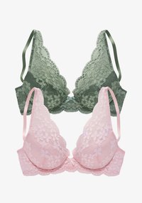 Não selecionado, khaki/rose