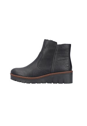 Rieker Bottines compensées - schwarz