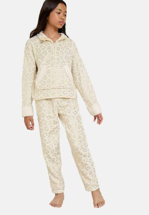 LEOPARD SET - Pyžamová súprava - cream
