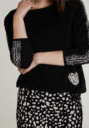 Strickpullover - black