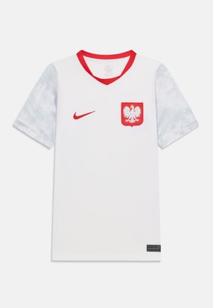 Nike Performance, POLAND STADIUM HOME UNISEX - Spordi T-särk - white/field silver-coloured/sport red