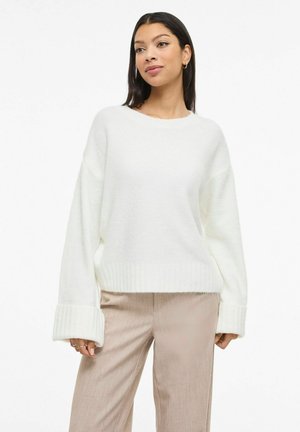 PULLOVER VILUNA RUNDHALS - Džemper - white