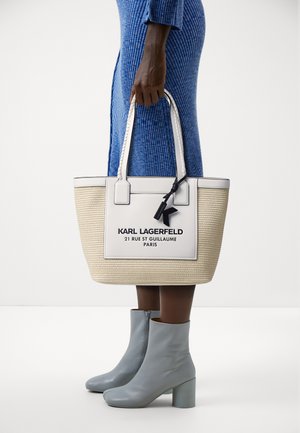 KARL LAGERFELD TOTE - Veľká kabelka - offwhite