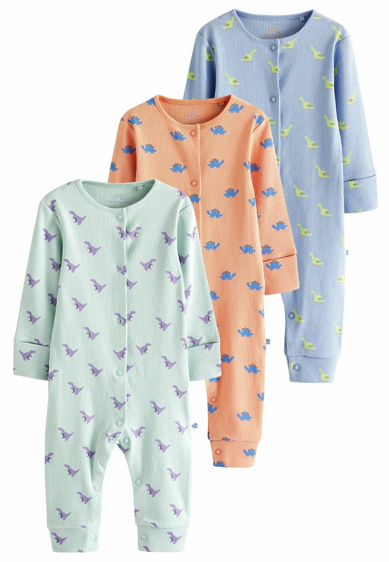 Next - FOOTLESS 3 PACK  - REGULAR FIT - Pyjama - bright miniprint dino, Agrandir