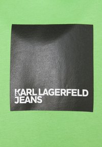 Karl Lagerfeld Jeans REGULAR FIT LOGO - Bluză de molton - green gecko