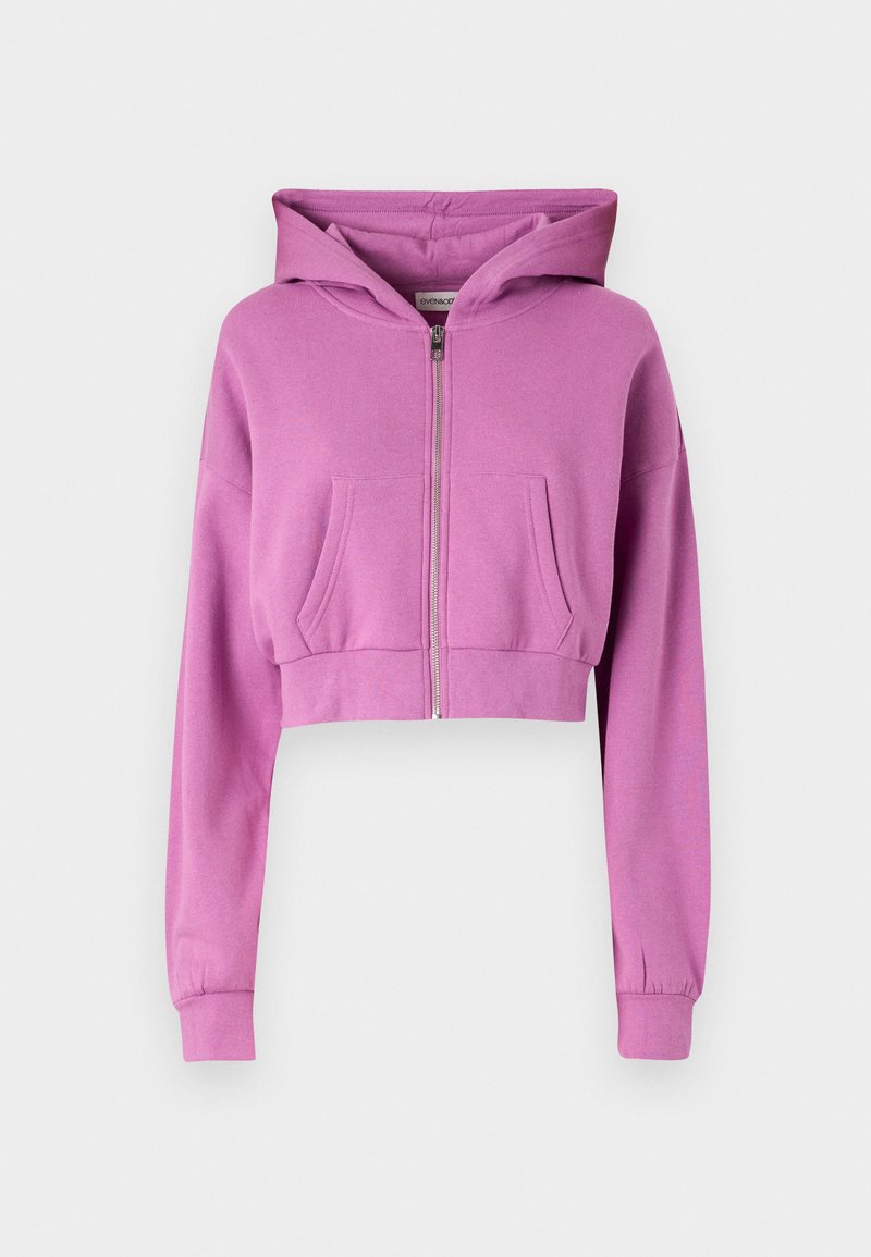 Even&Odd Sweater met rits donkerroze