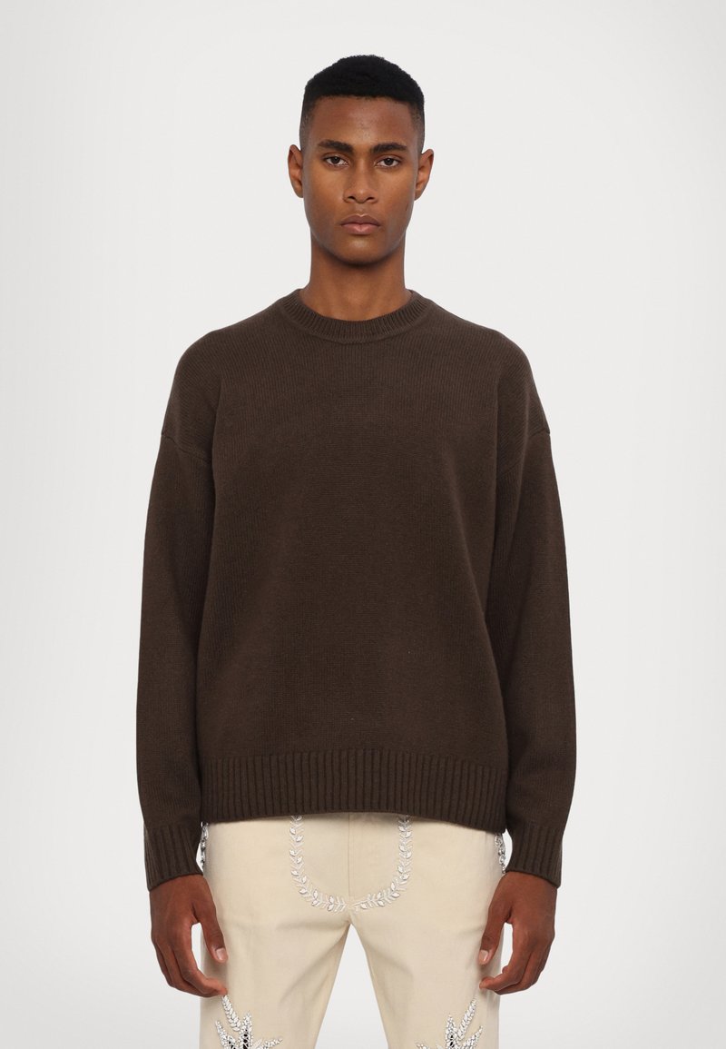 rag & bone CLARKSON CREW - Strickpullover - slatebrown