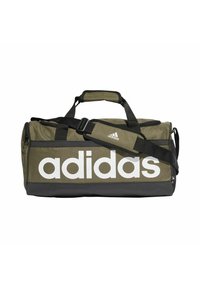 adidas Performance ESSENTIALS LINEAR DUFFEL MEDIUM - Športová taška - olive
