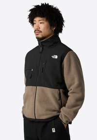 The North Face M RETRO DENALI JACKET - Giacca in pile - mocha brown tnf black