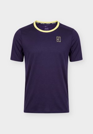 Nike Performance, Спортна тениска - purple dynasty/lemon venom/lemon