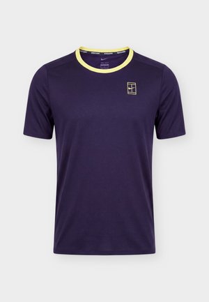 Nike Performance, Спортна тениска - purple dynasty/lemon venom/lemon