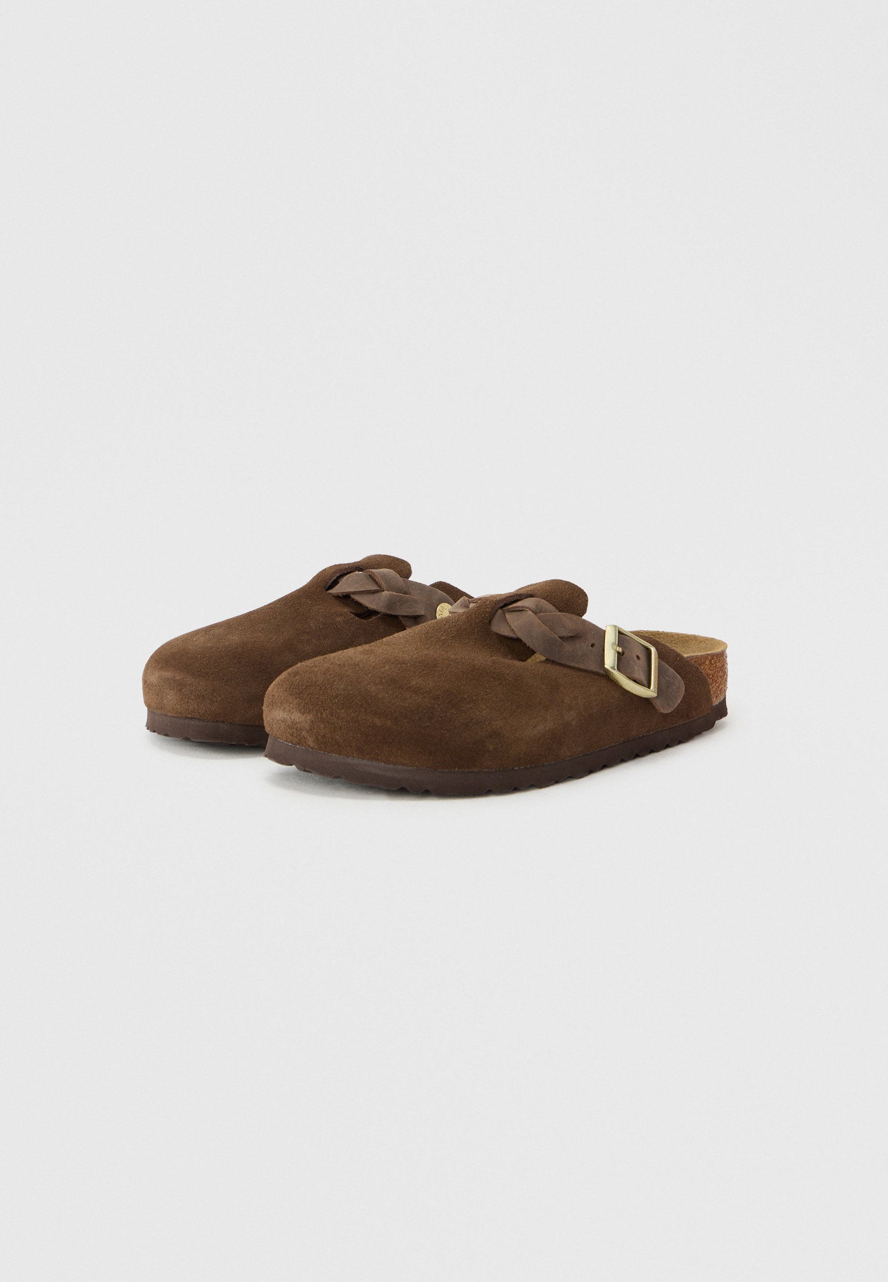 Birkenstock BOSTON BRAIDED LEOI/LEVE CARAFEN REGULAR - Sandalen