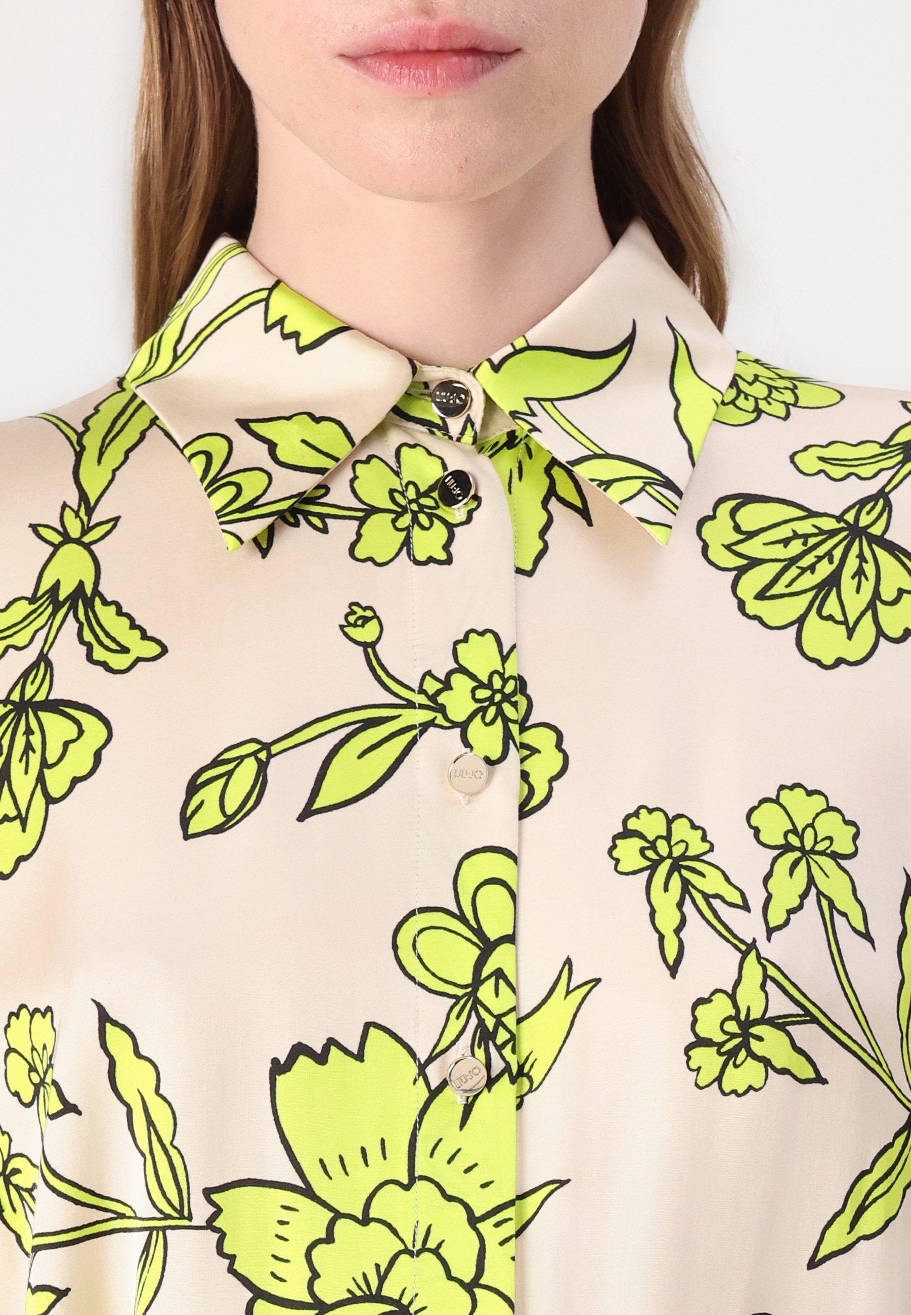 売れ筋商品|||リュージョー シャツ レディース トップス JUNGLE PRINTED - Button-down blouse - m9265 LIU JO JUNGLE PRINTED - Button-down blouse - m9265/multi