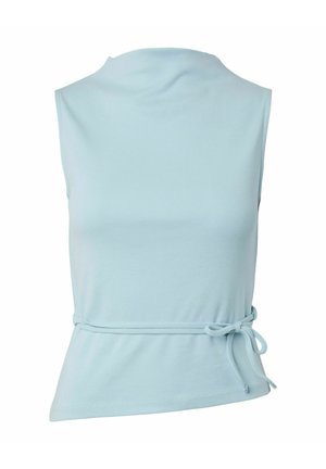 Pieces, TANK TOP PCOLIVE HIGH NECK - Débardeur - winter sky