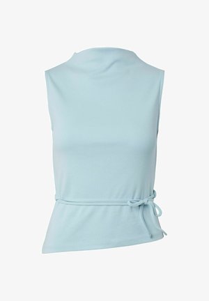 Pieces, TANK TOP PCOLIVE HIGH NECK - Top - winter sky