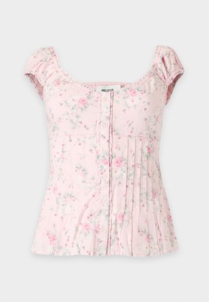 Hollister Co., SLIM PINTUCK SHORT - Blouse - light pink
