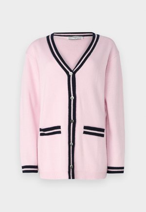 pure cashmere BUTTON LONG CARDIGAN - Gilet - pink