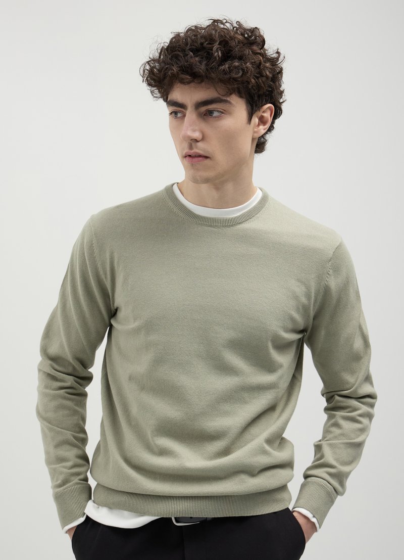 Calliope CON PROFILI - Strickpullover - verde