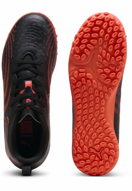 PUMA FUTURE 9 PLAY TT JR UNISEX - Botines de fútbol para césped - black-glowing red-strong gray — photo 3