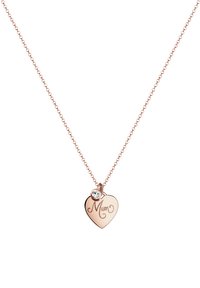 Elli SPARKLING BASIC - MIT KRISTALLEN VON SWAROVSKI® - Halskette - rose gold-coloured