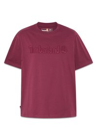 SHORT SLEEVE - T-shirt print - burgundy