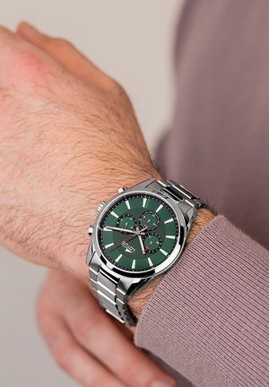 Lotus Montre à aiguilles - silberfarben