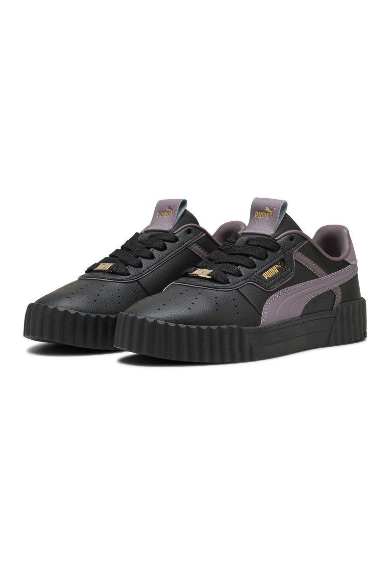 Puma CARINA 3.0 LUXE SNEAKERS - Tenisky - black plum jam