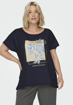 CARKETTY LIFE MIX TEE  - Print T-shirt - night sky