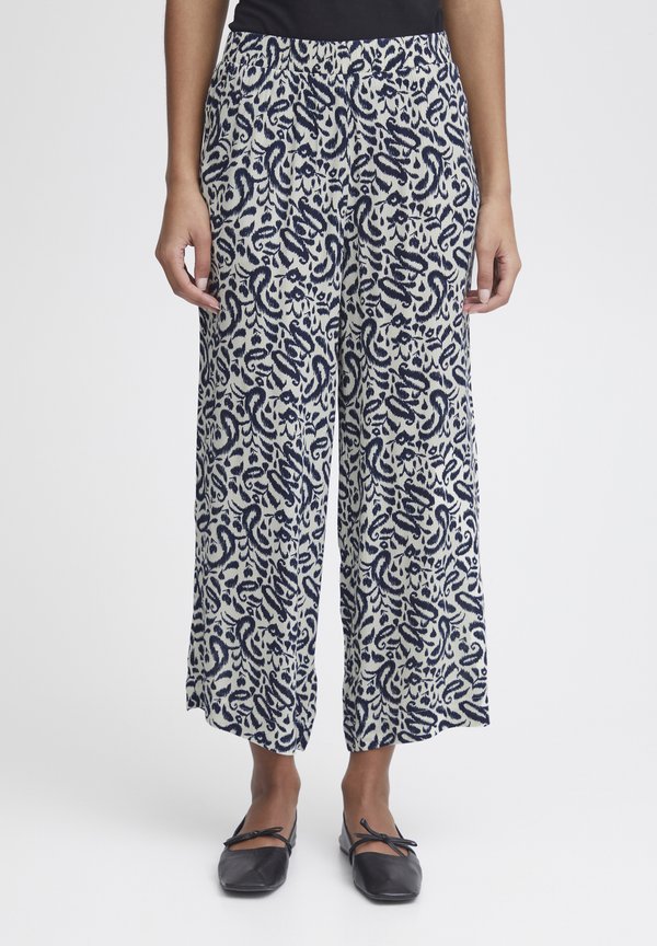 IHMARRAKECH - Trousers - total eclipse paisley aop