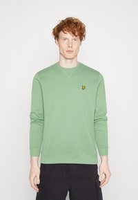 Lyle & Scott - CREW NECK - Bluză de molton - glencoe green Imagine miniatură 1