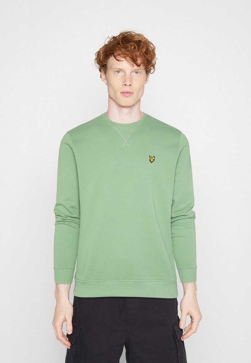 Lyle & Scott - CREW NECK - Bluză de molton - glencoe green, Extindeți