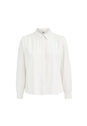 WE Fashion, CURVE - Button-down blouse - white