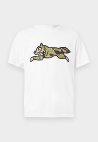 TIGER STRIPE RUNNING DOG - Apdrukāts T-krekls - white