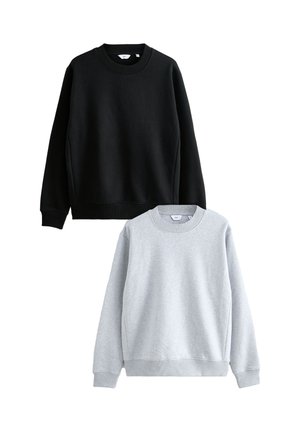 CREW 2 PACK - Mikina - black grey pk