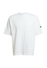 ESSENTIALS LOOSE FIT 3 BAR - Jednoduché tričko - white   black