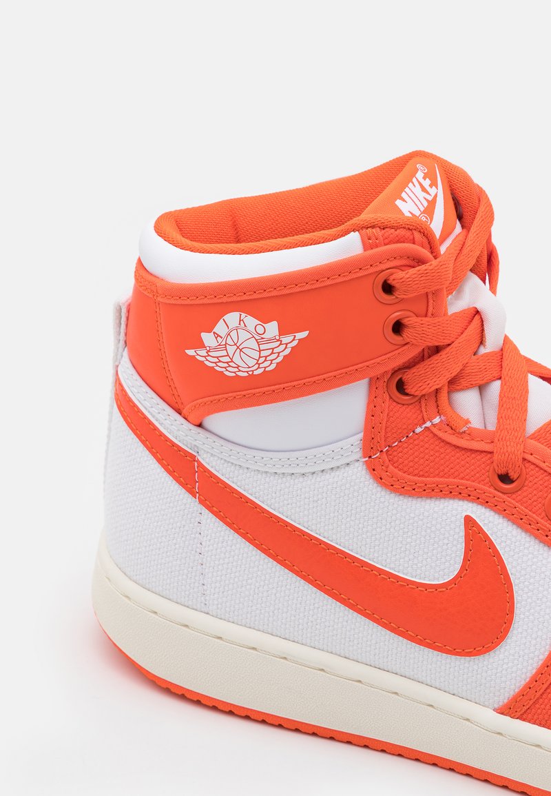 Jordan AIR JORDAN 1 - Zapatillas - rush orange/white/sail/naranja -