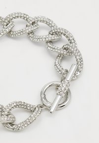 Lauren Ralph Lauren PAVE CURB LINK FLEX - Bracelet - silver-coloured
