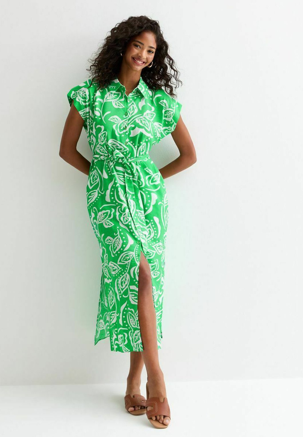 green emerald velvet dress Sweet New Day Peacock Green Floral Dress – Shop the Mint main image 0