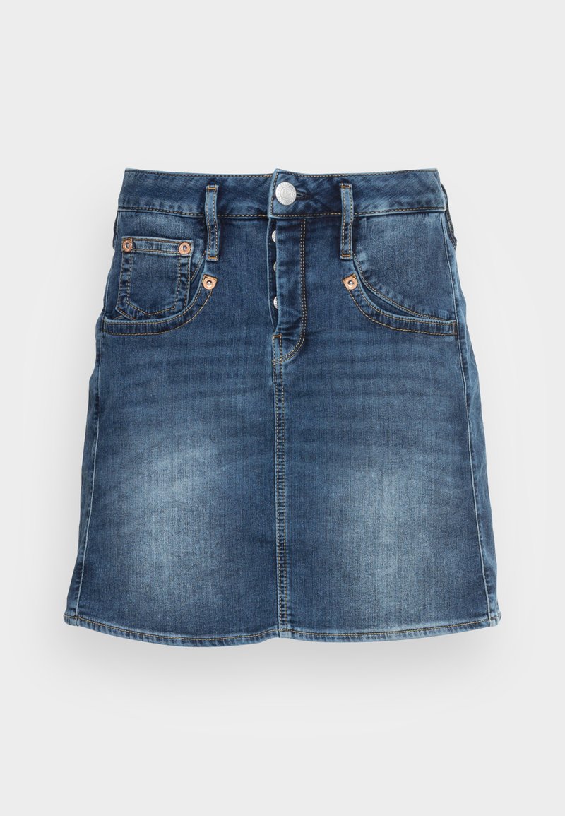 Herrlicher Jeansrok blauw denim/bluedenim Herrlicher Jeansrok blauw denim/bluedenim