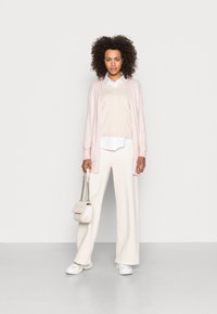 ONLY ONLLESLY OPEN - Casaco de malha - sepia rose melange