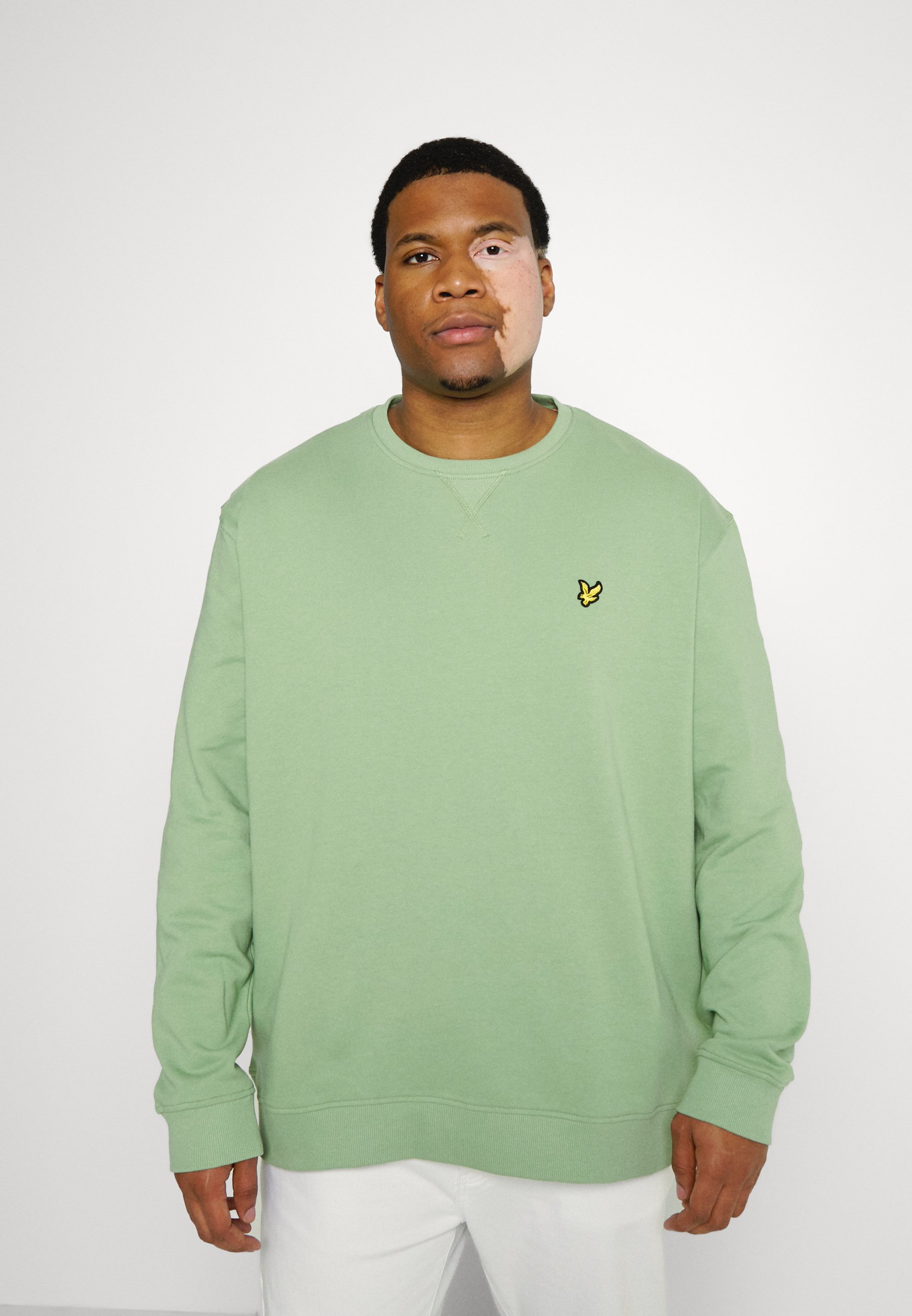 Lyle \u0026 Scott PLUS CREW NECK - Sweater - fern green/Donkergroen - Zalando.nl
