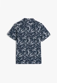 Koton SHORT SLEEVE PALM PRINTED - Camisa - dark blue