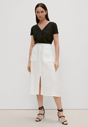 comma, MIT GEHSCHLITZ - Gonna a campana - off white