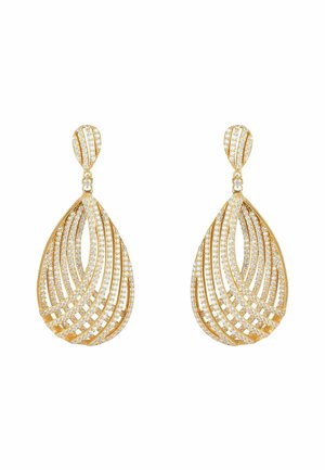 VORTEX TEARDROP CLIP ON  - Earrings - gold-coloured