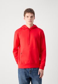 BOSS SOODY - Kapucni - open red