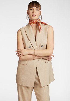 Elena Mirò, SENZA MANICHE IN MISTO - Chaleco - beige