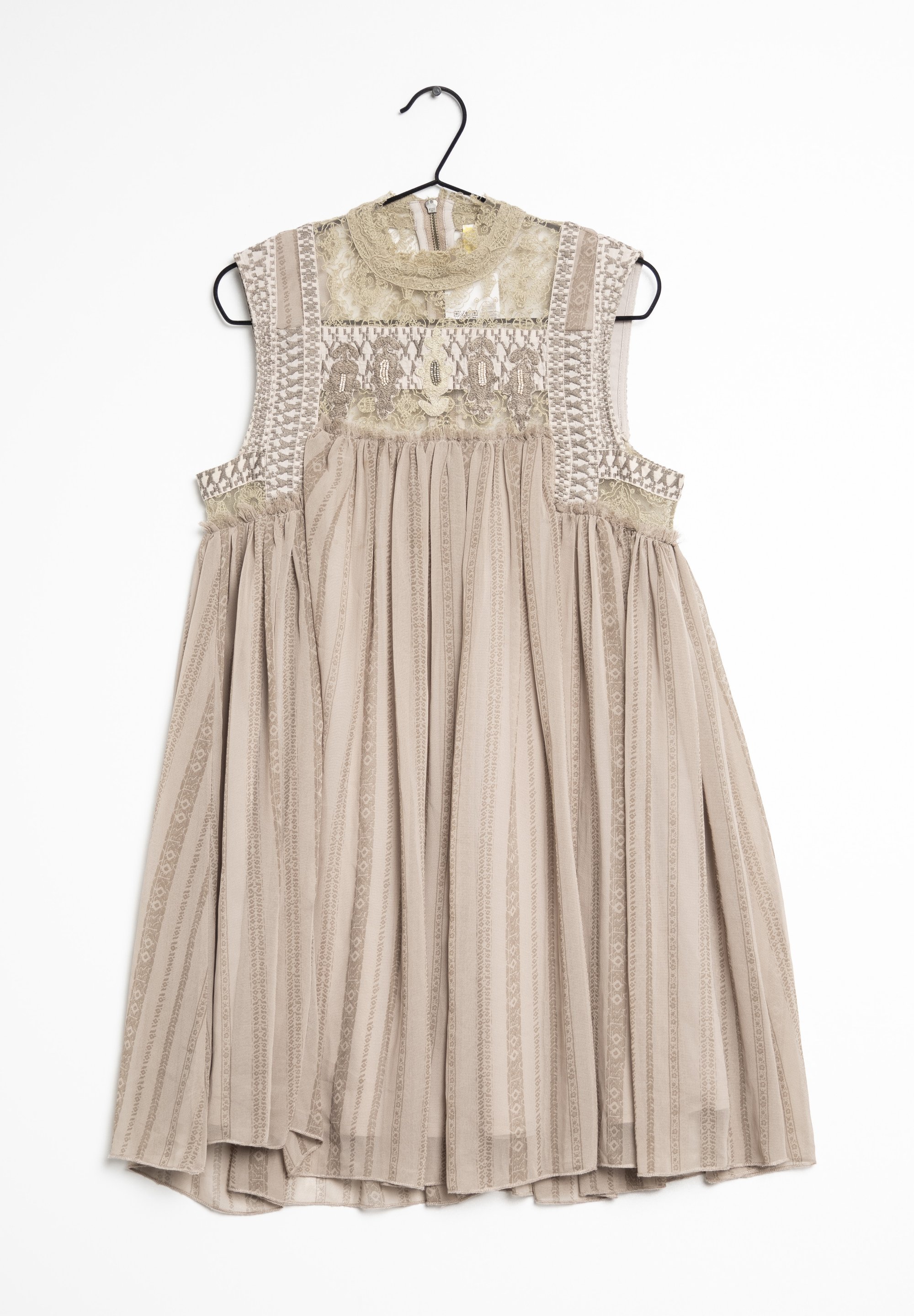 Free People Day dress - beige - (Pre-owned) - Zalando.ie