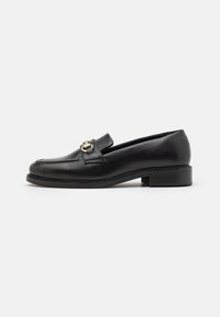 LEATHER - Zapatos sin cordones - black
