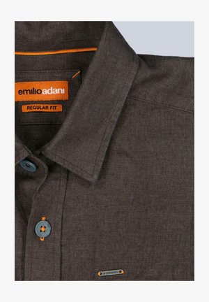 Emilio Adani, HEMD UNI - Summer jacket - dunkelbraun